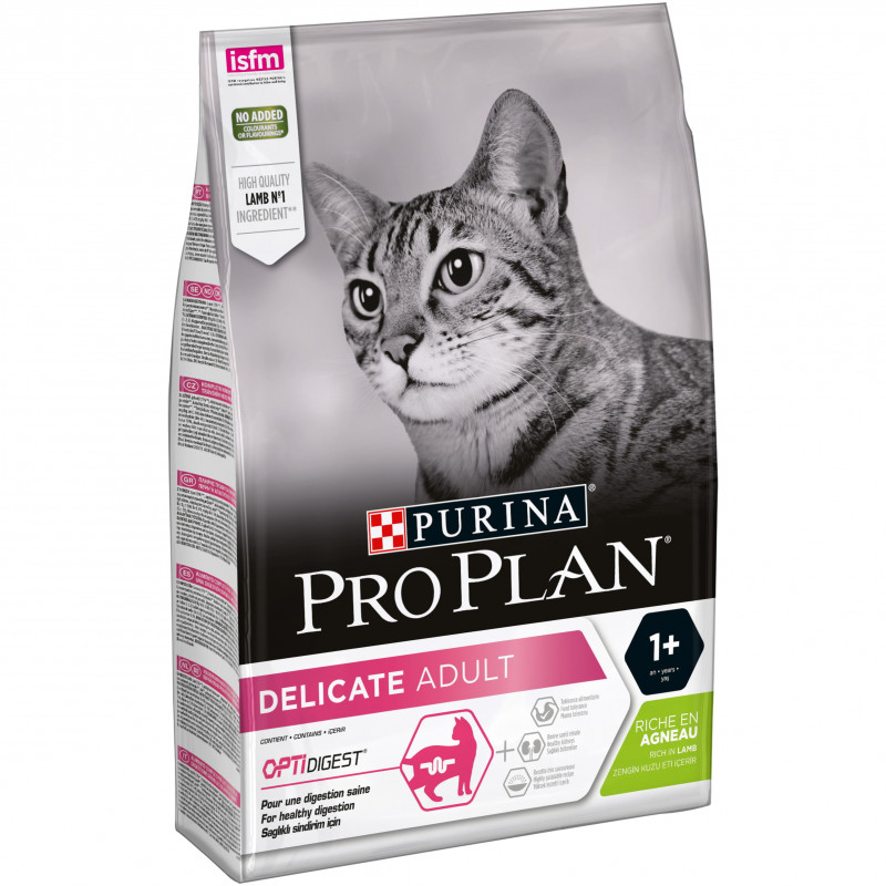 Croquettes chats-delicate adult agneau 3kg - PURINA 