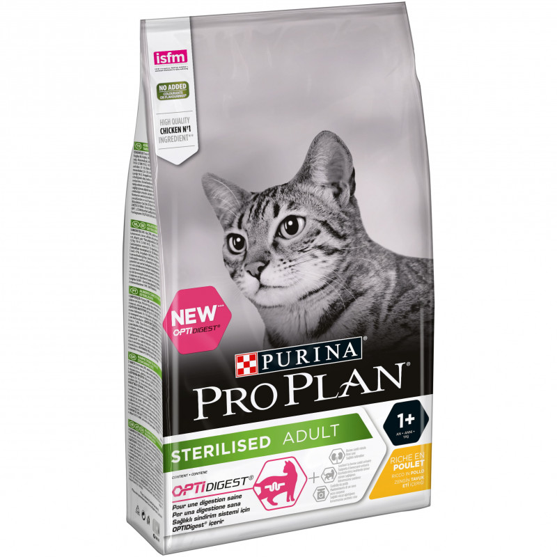 Croquettes chats-sterilised adult poulet 1.5kg - PURINA 