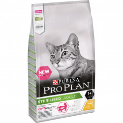 Croquettes chats-sterilised adult poulet 10kg - PURINA 