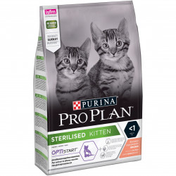 Croquettes sterilised kitten saumon 3kg - PURINA 