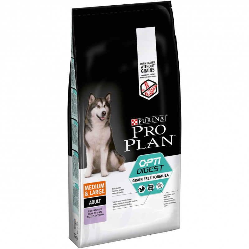 Croquettes med&larg adult grain free dinde 12kg - PURINA 