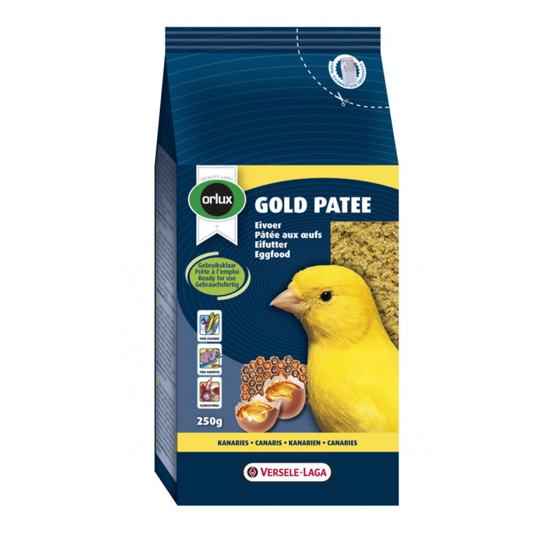 Pâtée Aux Oeufs Canari Gold Orlux 250G - VERSELE LAGA 