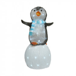 PINGOUIN LUMINEUX SUR BOULE DE NEIGE - LUMINEO 