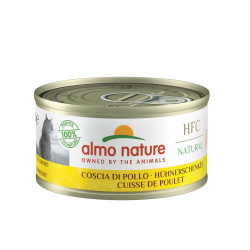 Aliment humide - cuisse de poulet 70g - ALMO NATURE