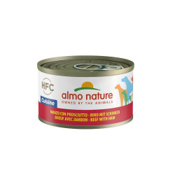 Aliment humide boeuf et jambon 95g  - ALMO NATURE 