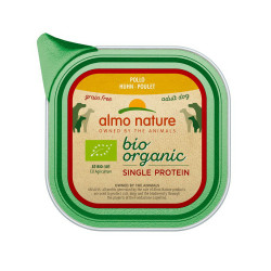 Aliment humide Bio single g.free poulet 150g  - ALMO NATURE 