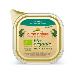 Aliment humide Bio organic agneau 100g - ALMO NATURE