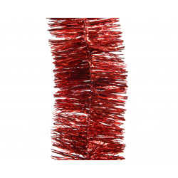 Guirlande scintillante Ø7x270cm rouge - Décoris