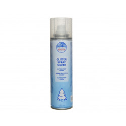 Spray bombe paillettes arg 100ml argent - DECORIS 