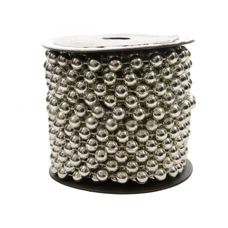 Guirlande de perle 0.8x10m argent - DECORIS - Desjardins.fr