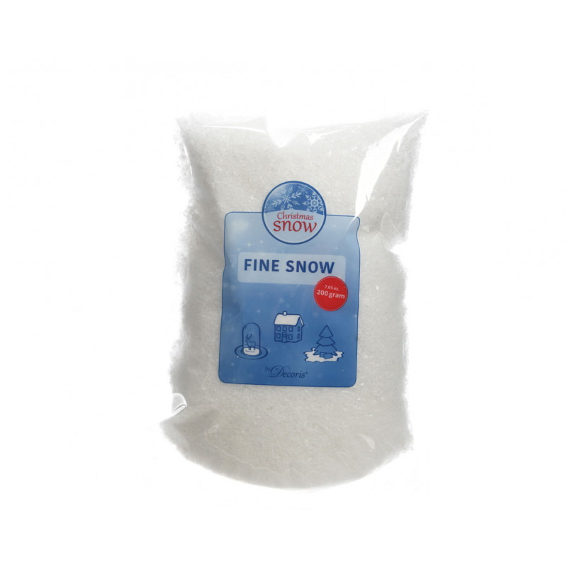 Neige sape artificiel nei/pe 200g  - DECORIS 