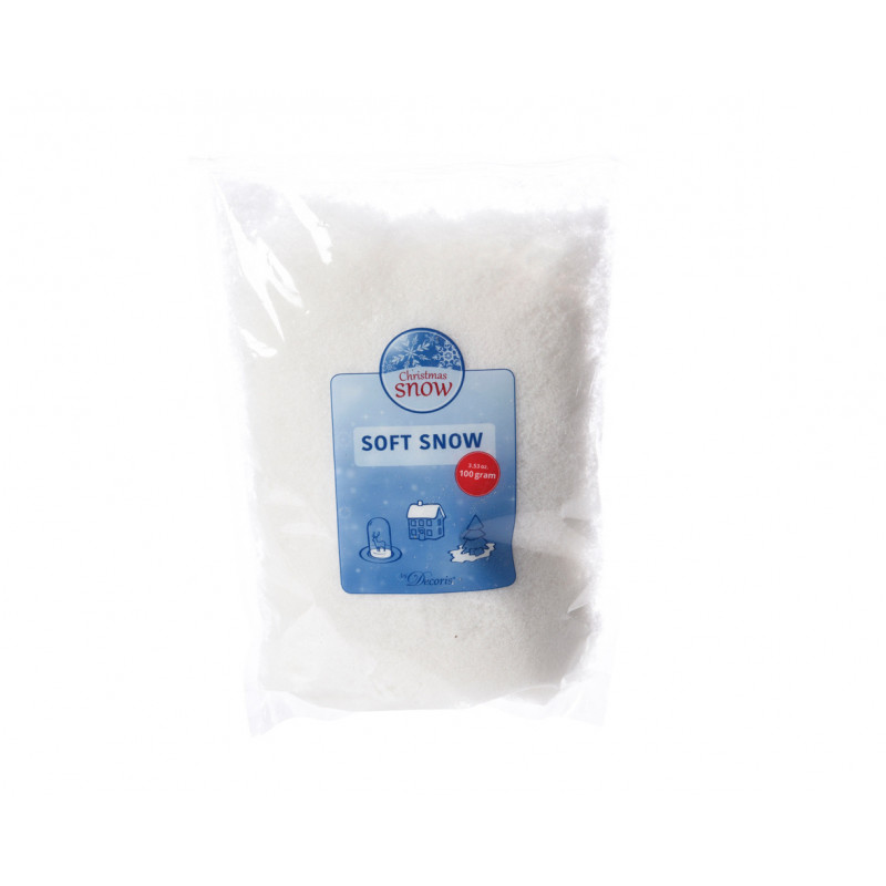 Neige artificielle sac 100g  - DECORIS 