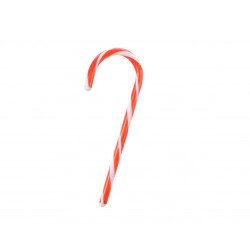 Sucre orge 1.5x12x33.5cm rouge/blanc - DECORIS