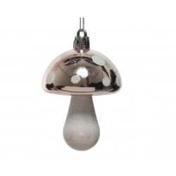 Champignon à suspendre ø5x7.5 rose poudré - DECORIS 