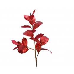 Branche feuill pailltt 33x14x92 rouge - EVERLANDS 