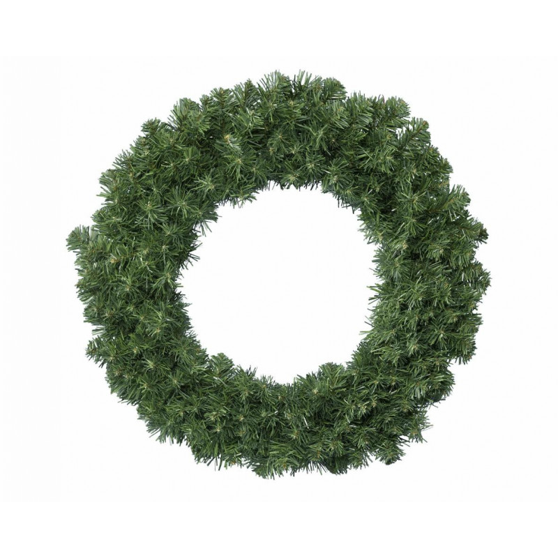 Couronne sapin artificiel ø50 vert - EVERLANDS 