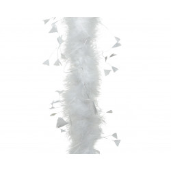 Guirlande boa en plumes blanches L180 | Maisons du Monde