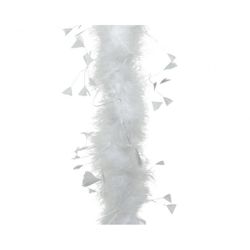 Divers, Schilliger Sélection Guirlande Plume blanche 150cm