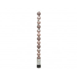 Boules tube de 14 ø3 rose poudré - DECORIS 