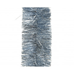 Guirlande lametta ø7.5x270 bleu ciel - DECORIS