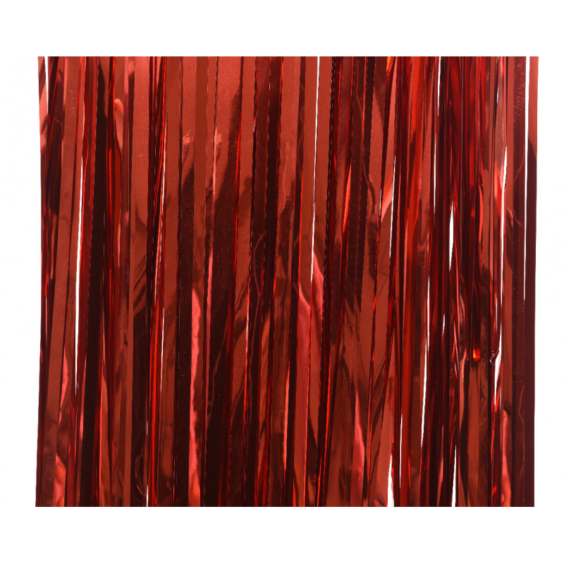 Lametta brillant 90x2m rouge - DECORIS 