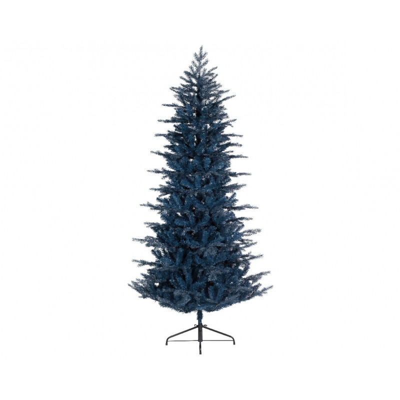 Sapin artificiel Arctic floqué pied 180cm bleu - EVERLANDS 