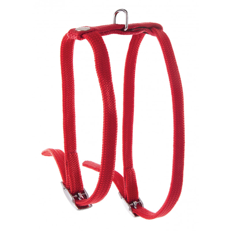 Harnais h nylon 10mm-35/40 Rouge - MARTIN SELLIER 