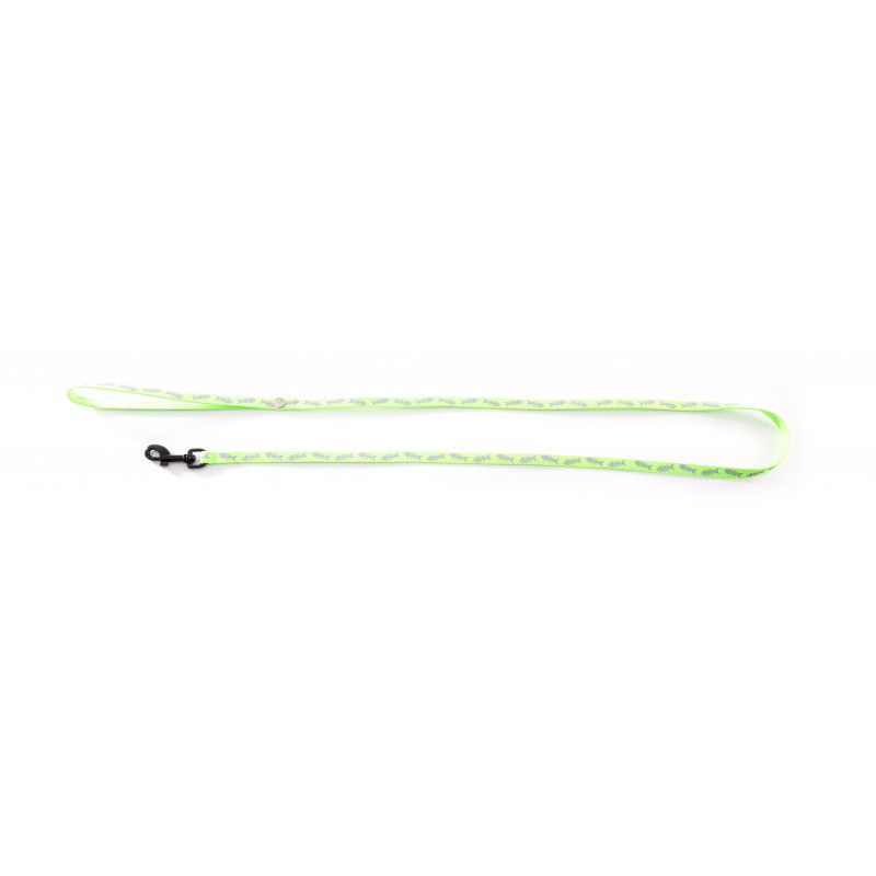 Laisse chat fluo fish 10mm-120 Vert - MARTIN SELLIER 