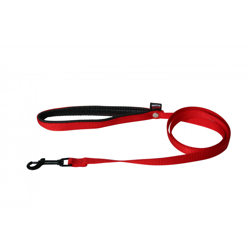 Laisse 25mm-120 Rouge - MARTIN SELLIER 