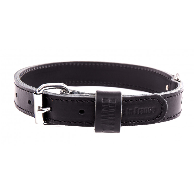 Collier dble épaisseur 30mm-65 Noir - MARTIN SELLIER 