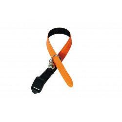 Collier chat reflectite 12mm-30 Orange - MARTIN SELLIER 