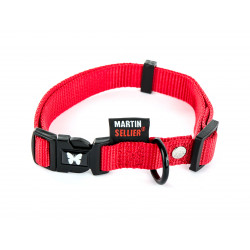 Collier réglable 10mm-20/30 Rouge - MARTIN SELLIER 