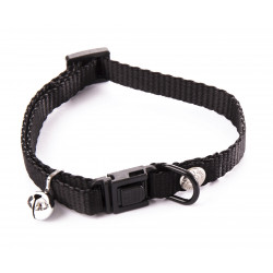 Collier nylon chat 10mm-20/30 Noir - MARTIN SELLIER 