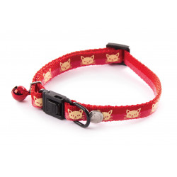 Collier moustache 10mm-20/30 Rouge - MARTIN SELLIER 