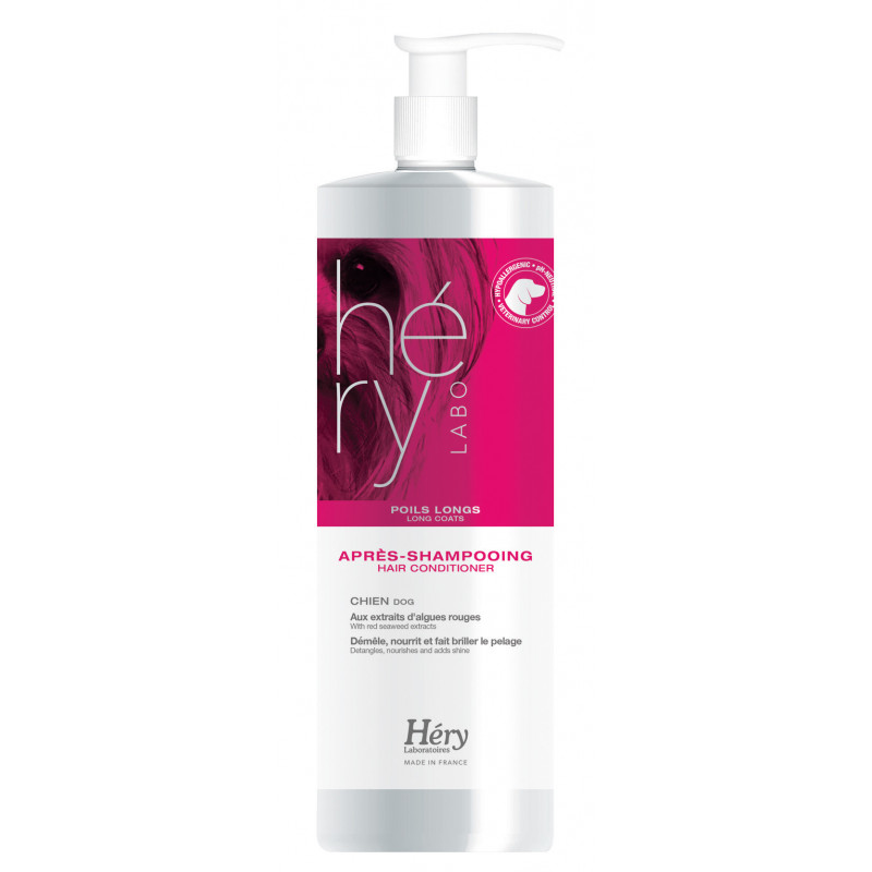 Après shampoing poils longs 1l Magenta - HERY 