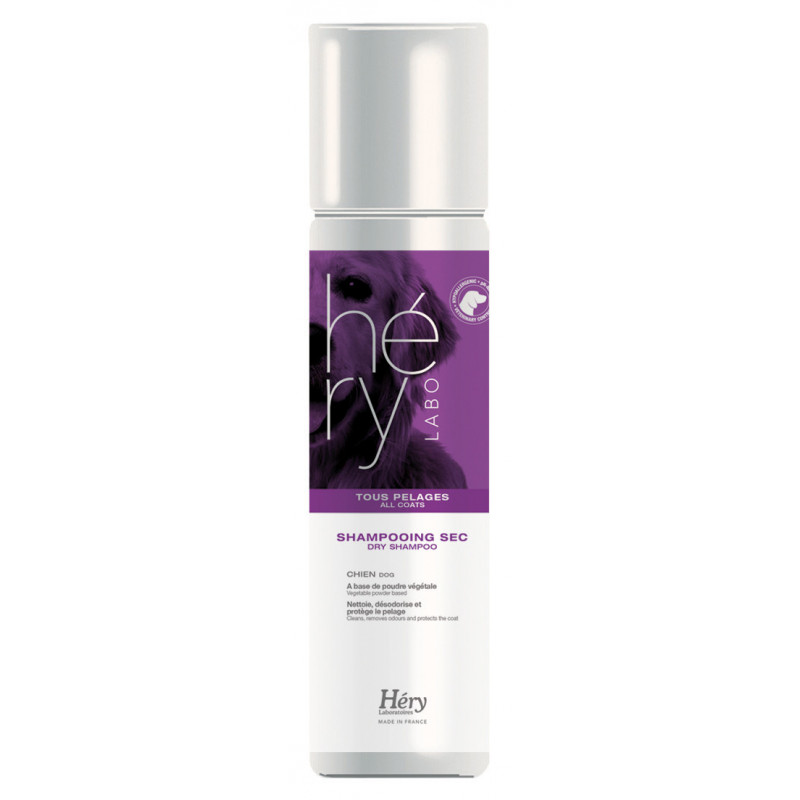 Shampoing sec tout pelage Violet 400ml - HERY 