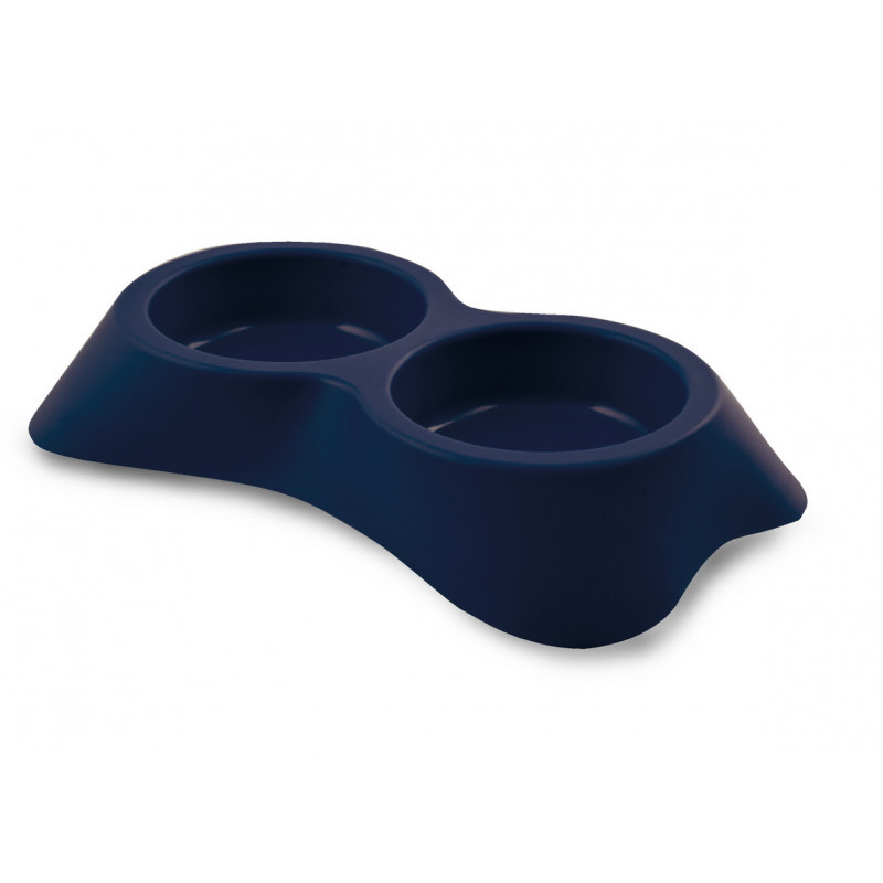 Gamelle plastique double M Bleu marine - MARTIN SELLIER 