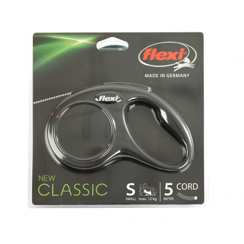 Flexi classic cordon s 5m noi - FLEXI 