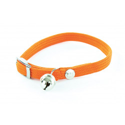 Collier chat nylon 10mm-30 Orange - MARTIN SELLIER 