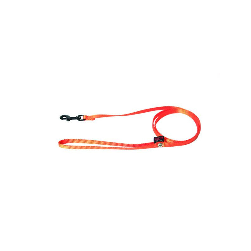 Laisse nylon confort 10mm-120 Orange - MARTIN SELLIER 