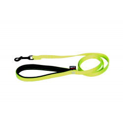 Laisse nylon confort 25mm-120 Vert citron - MARTIN SELLIER 