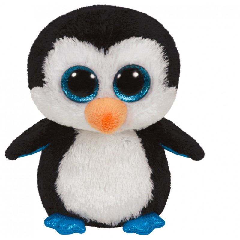 Peluche Beanie boo's S - Waddles le pingouin - TY 