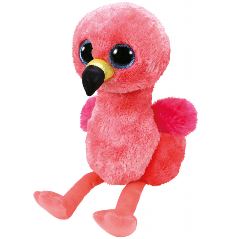 Peluche Beanie boo's M - Gilda le flamant rose - TY 