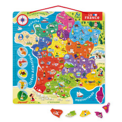 Puzzle France magnetique - JANOD 