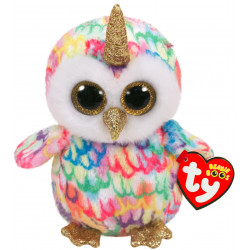 Peluche Beanie boo's S Enchanted le hibou licorn - TY 