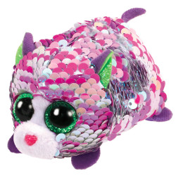 Peluche Teeny ty sequins - Lilac le chat - TY 