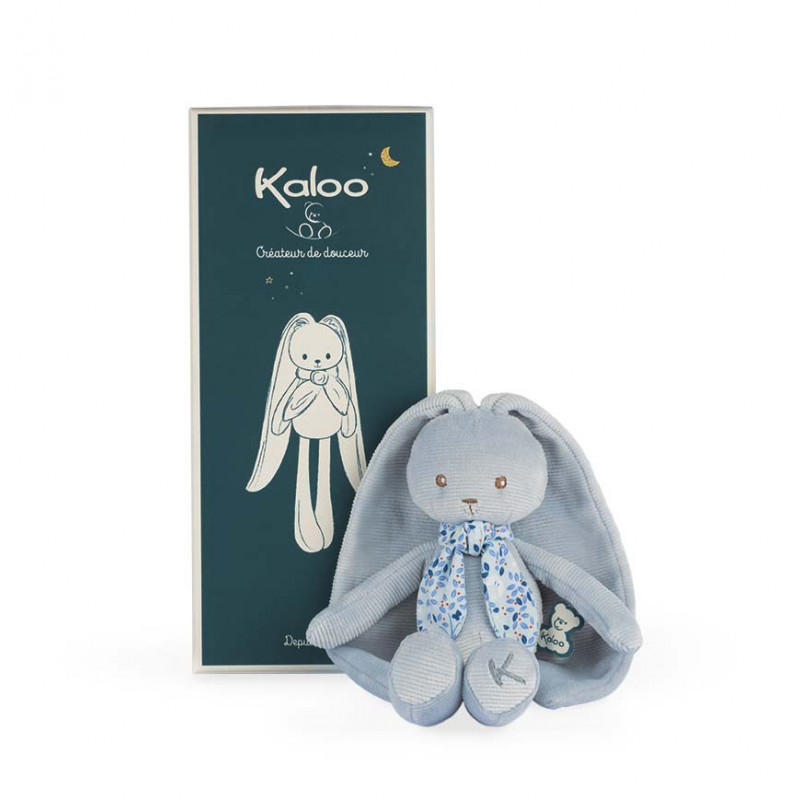 Lapinoo - pantin lapin bleu - petit - KALOO 