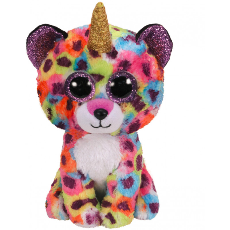 Peluche Beanie boo's S - Giselle le léopard - TY 