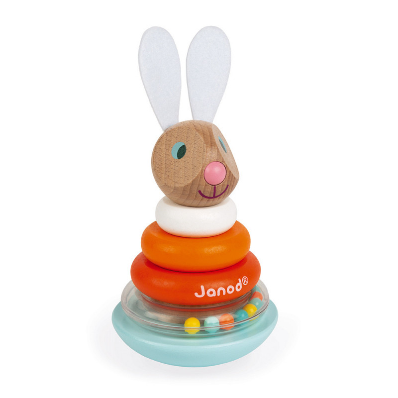 Janod lapin - Empilable culbuto lapin - JANOD 