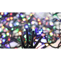 Guirlande FLICKER light LED 16m multicolore - BLACHERE 